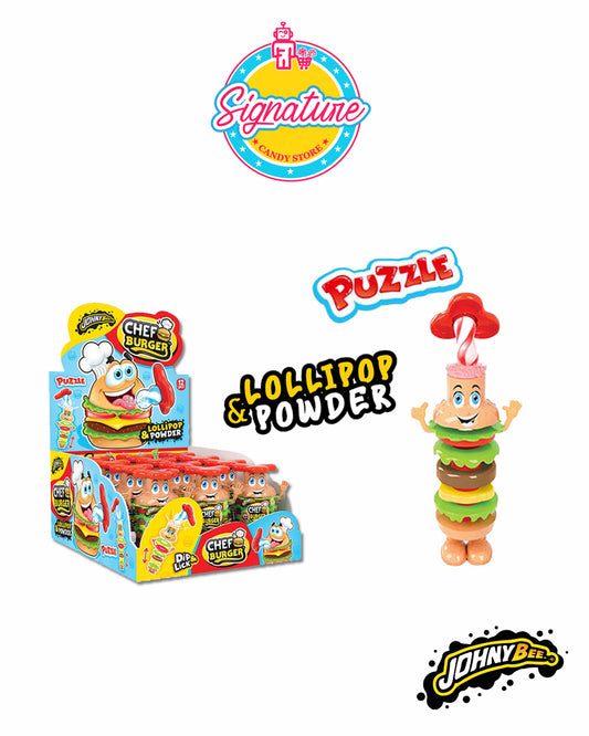 JOHNY BEE - CHEF BURGER - CANDY & PUZZLE